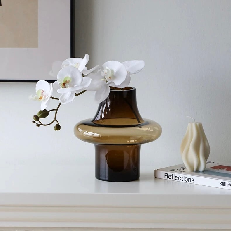 ブラウン花瓶 金色装飾 専用箱付き fit=scale-down,w=1200