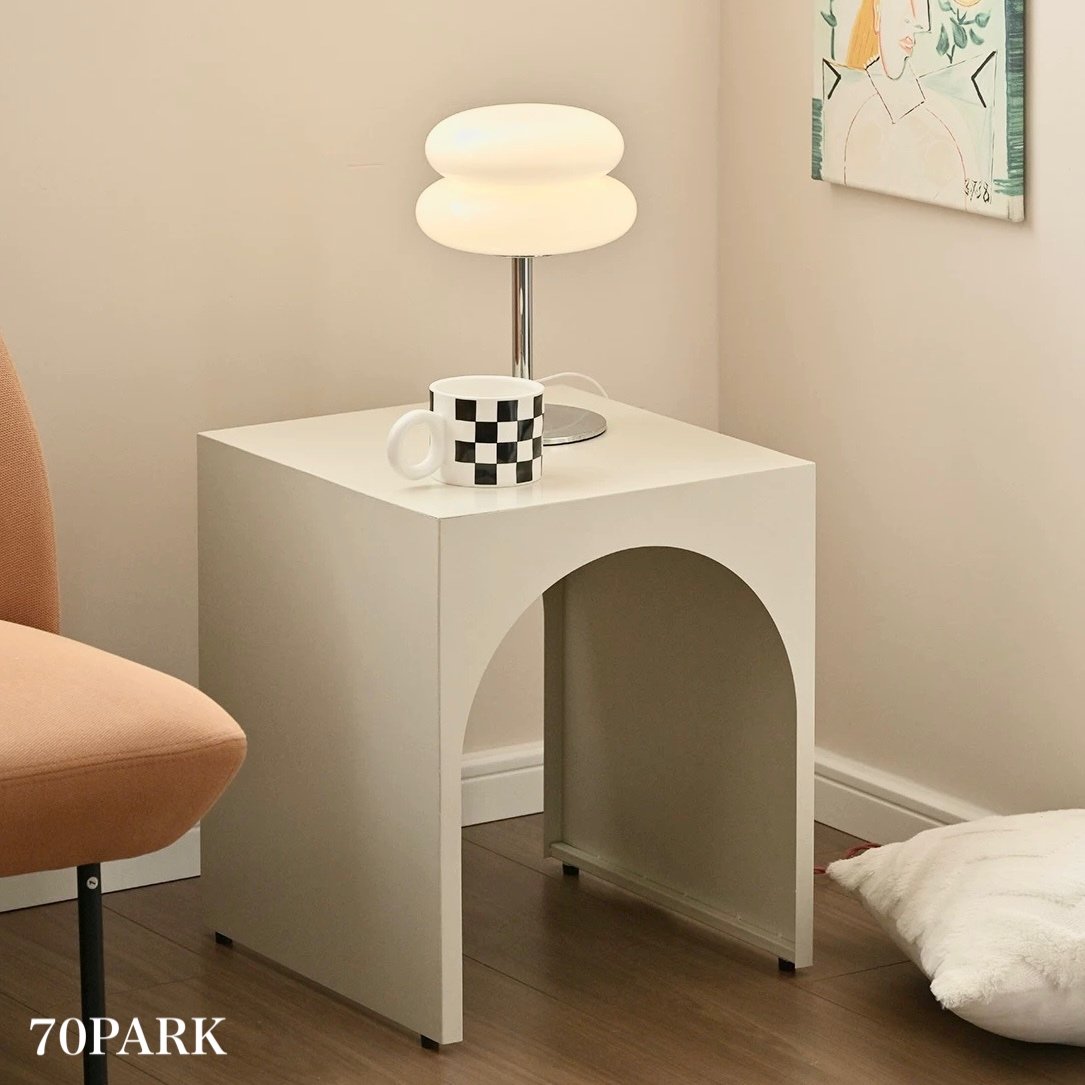 オーダーメイド　デザイナーズ　モダン　アイアン　オーク　サイドテーブル　ランプ オーダーメイド デザイナーズ モダン アイアン オーク サイドテーブル