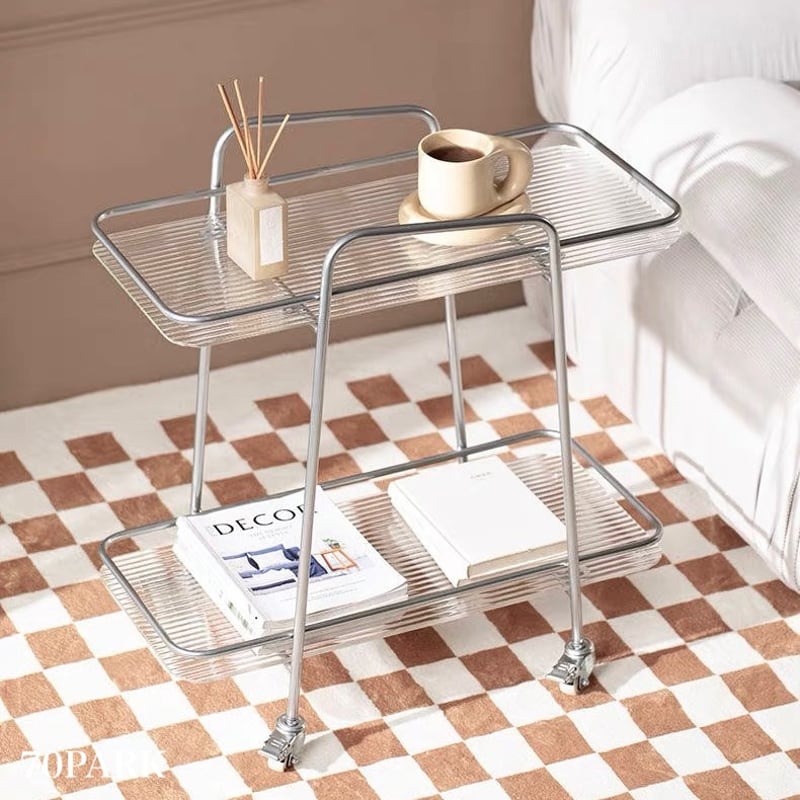 3段 ガラステーブル　サイドテーブル　ワゴン　キャスター　おまけ付き 3段 ガラステーブル サイドテーブル ワゴン キャスター おまけ付き 机