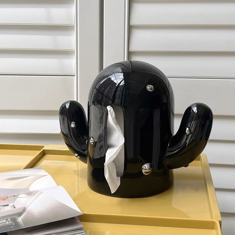 サボテン スタッズ セラミック ティッシュケース 全2色 | 70PARK