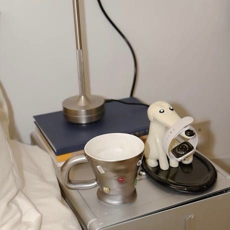 #モノトーン ドッグ モチーフ キー トレイ 犬 鍵 収納 玄関