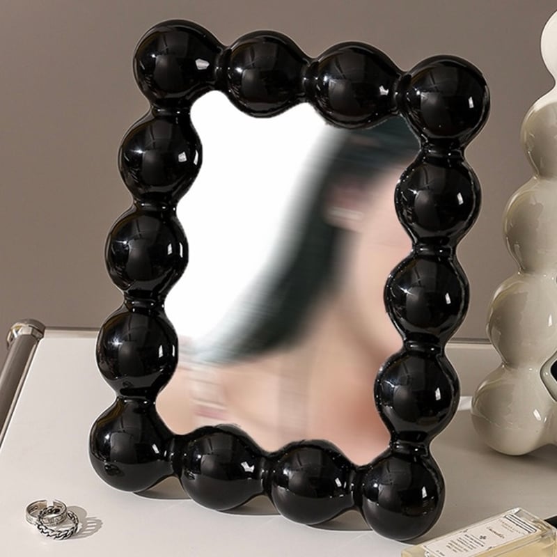 【新品・希少品】MODE Sonnetボトム ブラックミラー bon moment ナピュアミラー M／鏡 NAPURE フォールディングミラー