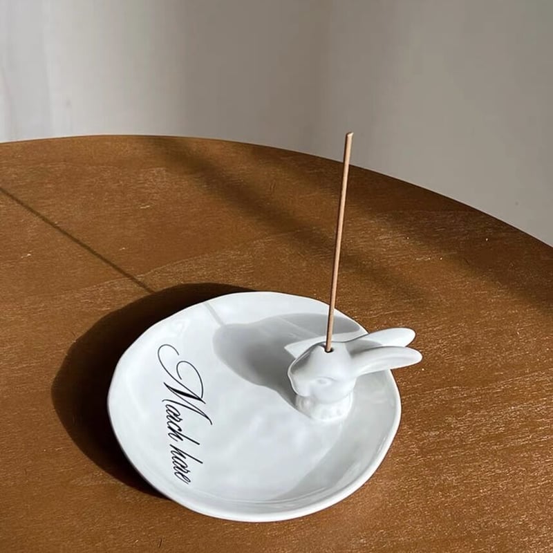 うさぎ モチーフ インセンスホルダー トレイ お香立て | 70PARK