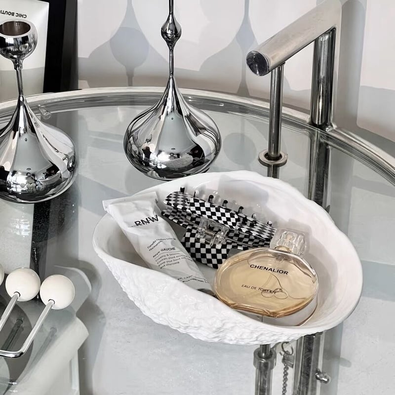 シェル モチーフ セラミック アクセサリー トレイ | 70PARK