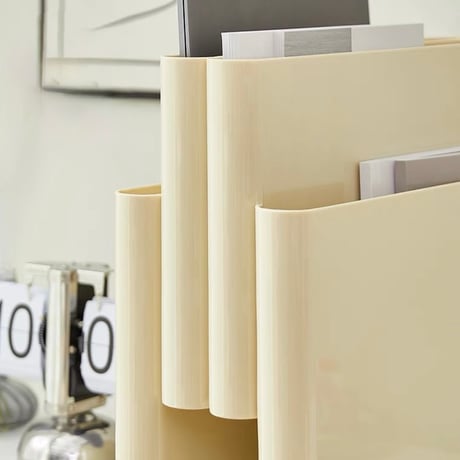 #4ポケット マガジンラック 全4色 収納 ブックスタンド