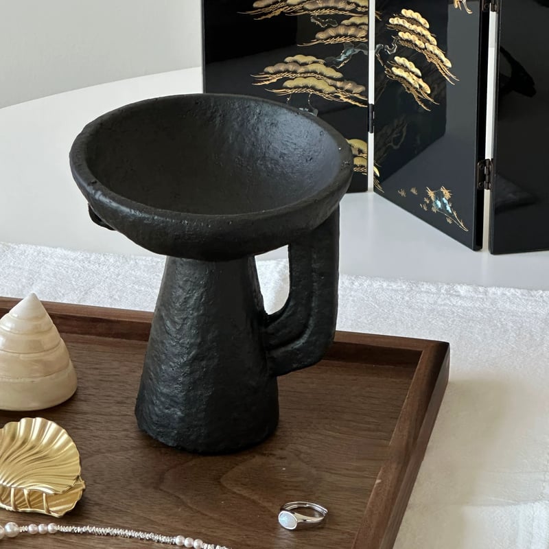 セラミック カップ スタンド アクセサリー トレイ 全2色 アロマ 小物