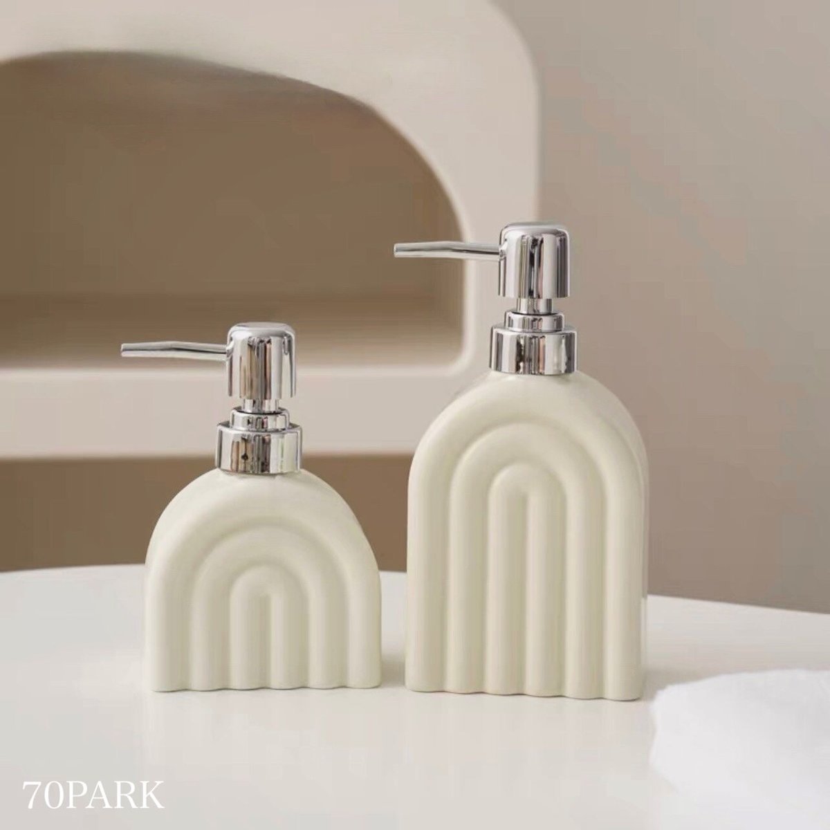 2点セット レインボー セラミック ディスペンサー 全4色 | 70PARK