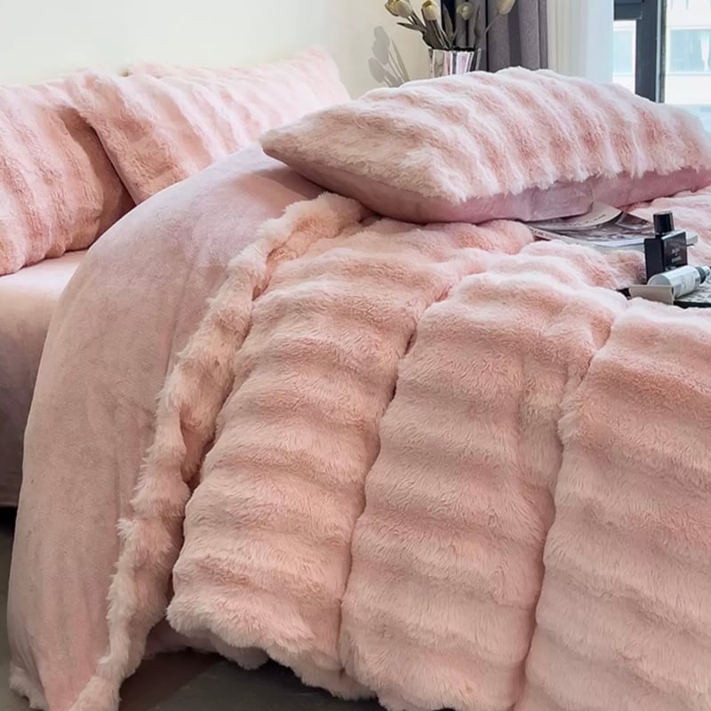 新品♥️ Rady もこもこベッドカバー　ダブル rady もこもこベッドカバー ピンク ダブル 【公式通販】