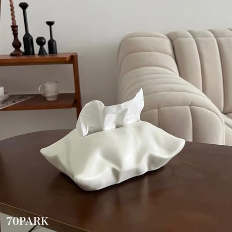 #枕 モチーフ セラミック ティッシュケース 全2種