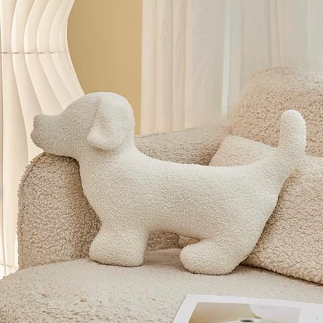 #もこもこ ドッグ クッション 抱き枕 全2色 犬 ぬいぐるみ 50cm