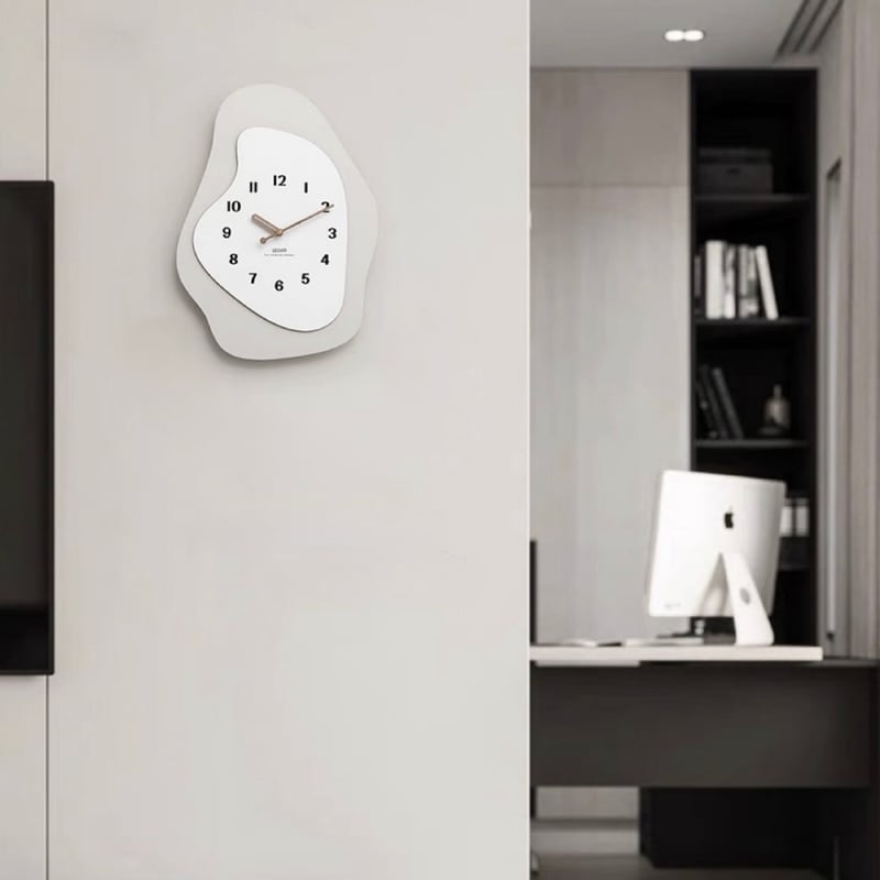 ニュアンス デザイン バイカラー クロック 全2色 掛け時計 | 70PARK