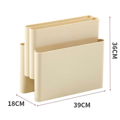 #4ポケット マガジンラック 全4色 収納 ブックスタンド