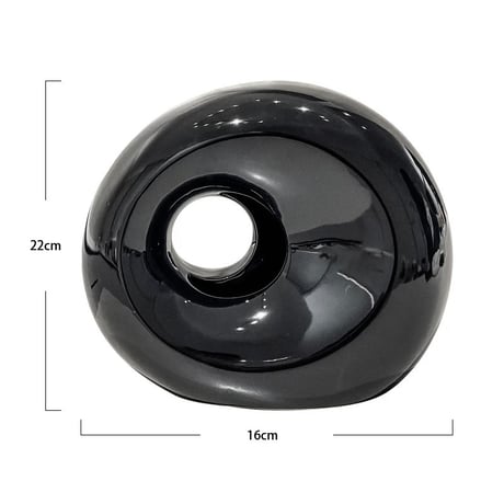#モダン デザイン ラウンド セラミック ティッシュケース 全2色