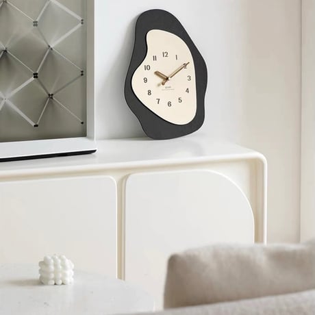 #ニュアンス デザイン バイカラー クロック 全2色 掛け時計
