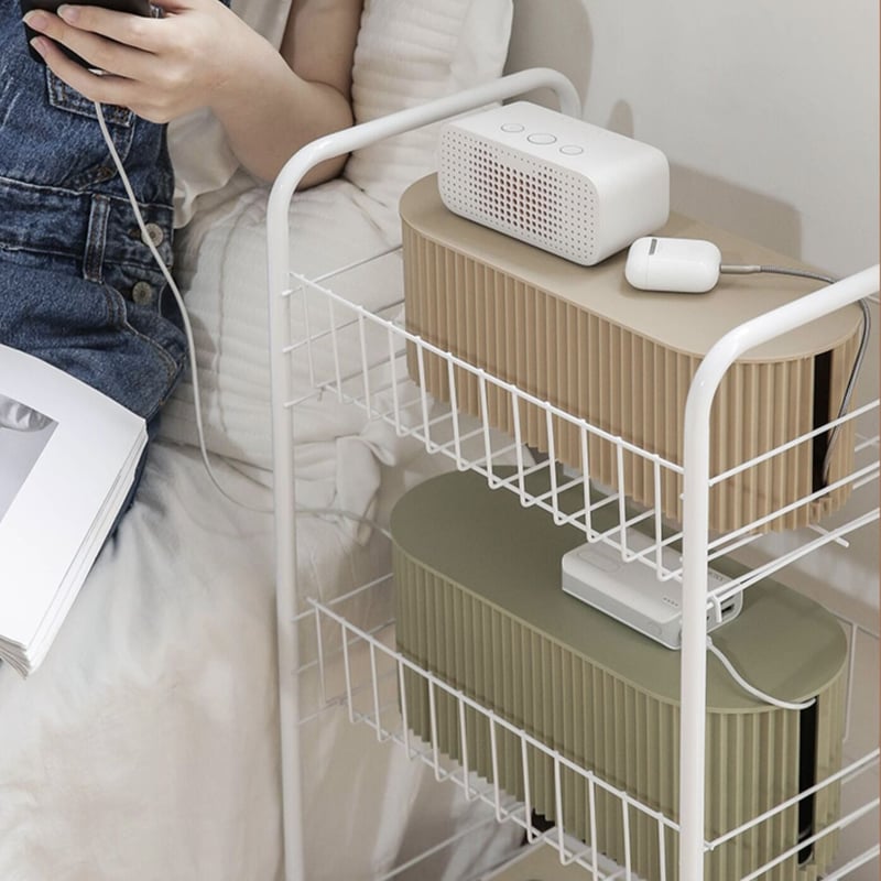 即納】#電源タップ 収納 ケーブルボックス 全3色 2サイズ | 70PARK