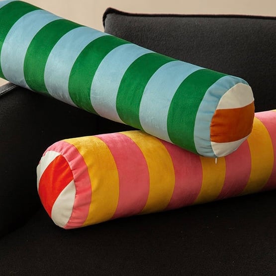 yoibo マルチカラーロングクッション マルチカラー ストライプ ロング クッション 全4色 60cm | 70PARK