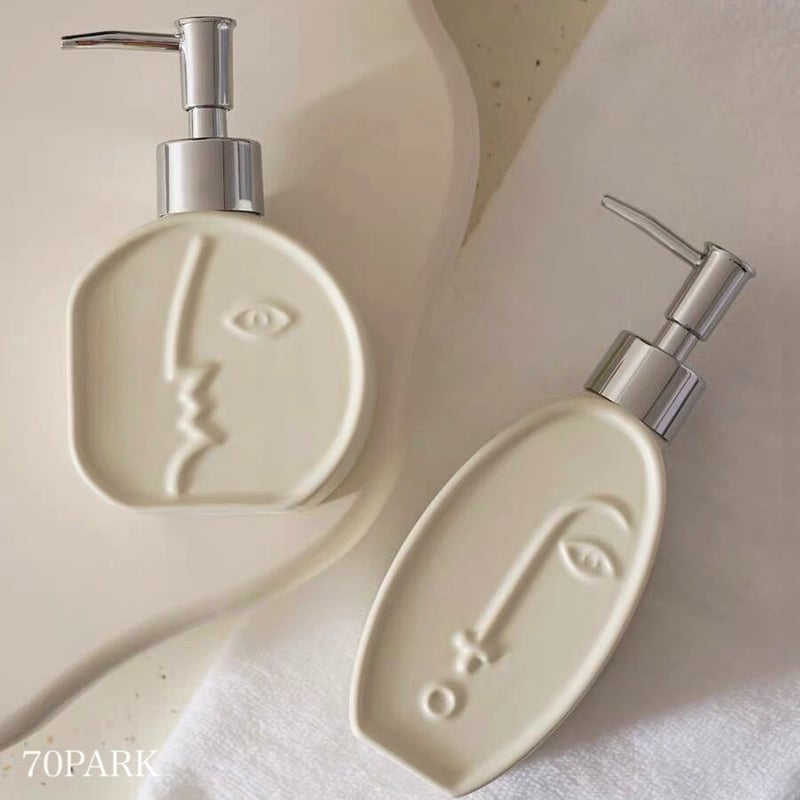 2点セット フェイス セラミック ディスペンサー 全3色 | 70PARK