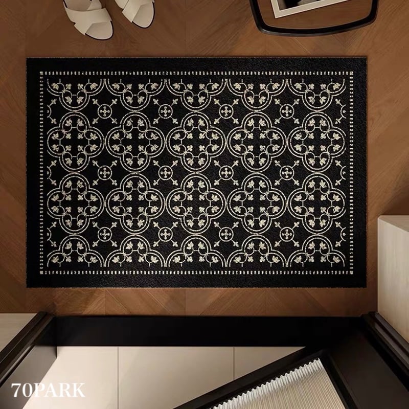 オリエンタル 幾何学柄 玄関 マット 全2色 50×80 泥落とし | 70PARK