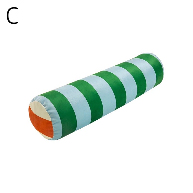 マルチカラー ストライプ ロング クッション 全4色 60cm | 70PARK