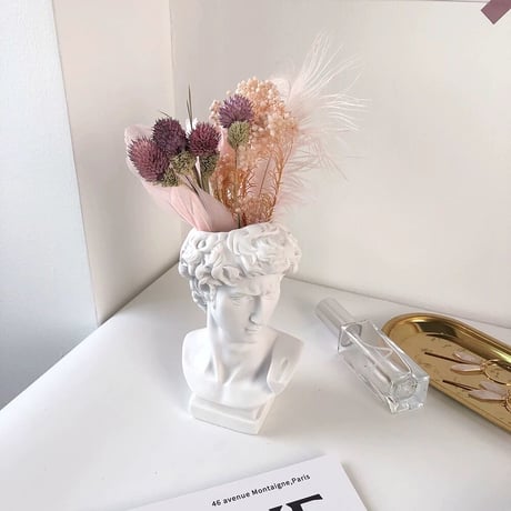 【即納】#彫刻モチーフ ブラシスタンド ペン立て 花瓶 オブジェ