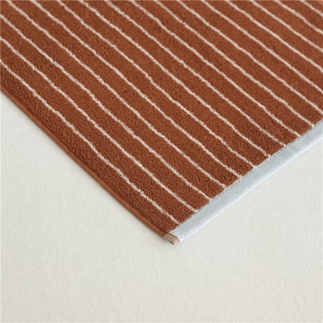 #カラー ブロック ピン ストライプ バスタオル 全2色 綿 100% 吊り下げ コーマ綿 吸水 大判 タオル ブランケット