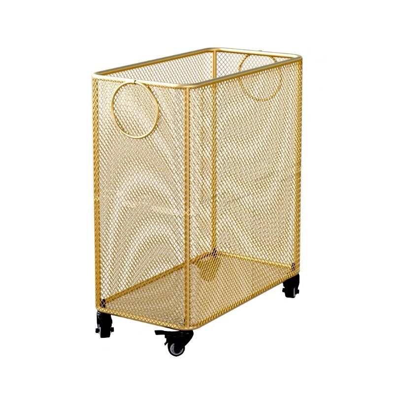 ゴールド スリム ワイヤー ランドリー バスケット 収納 | 70PARK