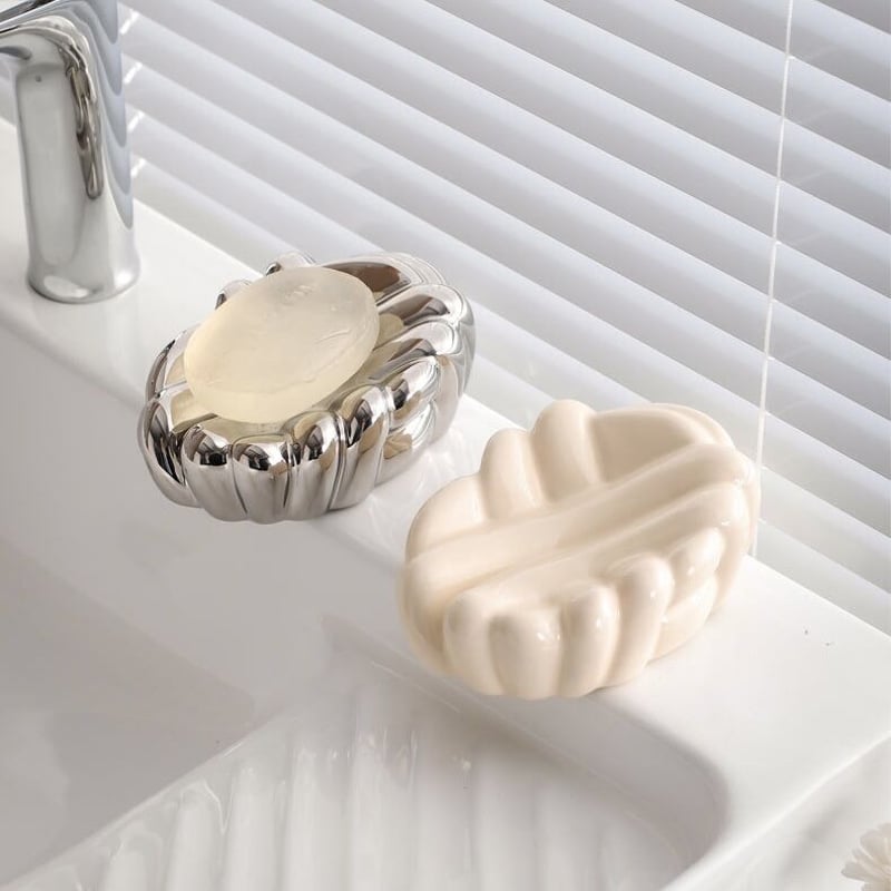 即納】#ノット セラミック ソープディッシュ 全2色 石鹸置き | 70PARK