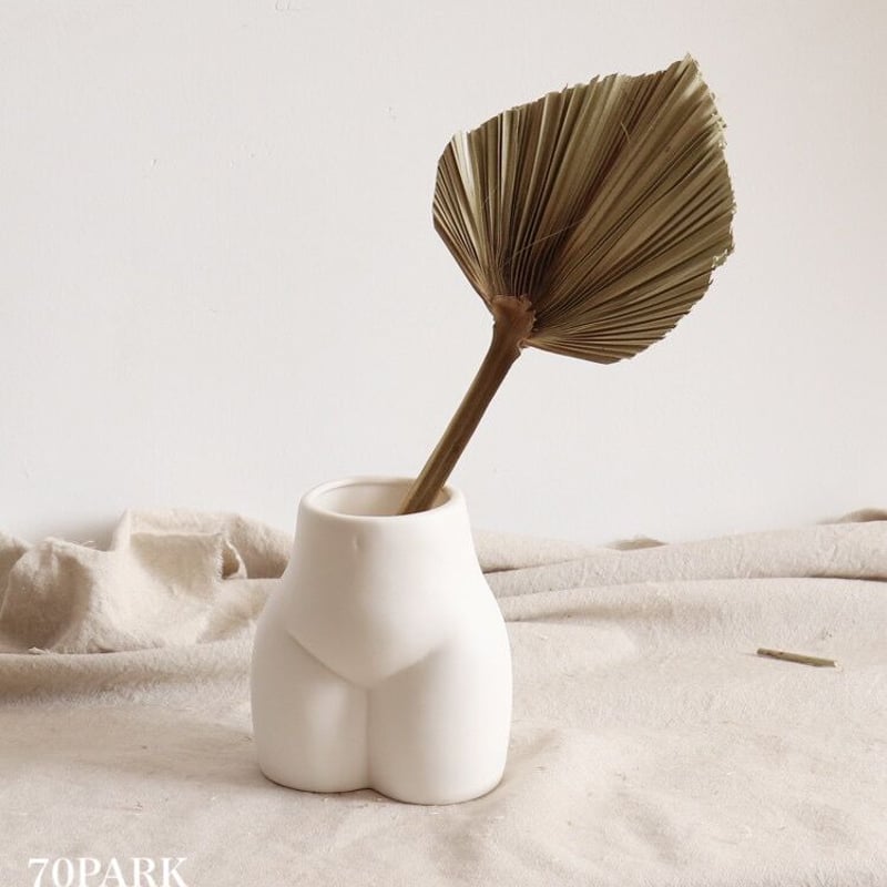 AREA WARE ヒップ　フラワーベース 花瓶　オブジェ ボディ　２点セット ヒップ型 ボディアート フラワーベース 全2タイプ 花瓶 | 70PARK