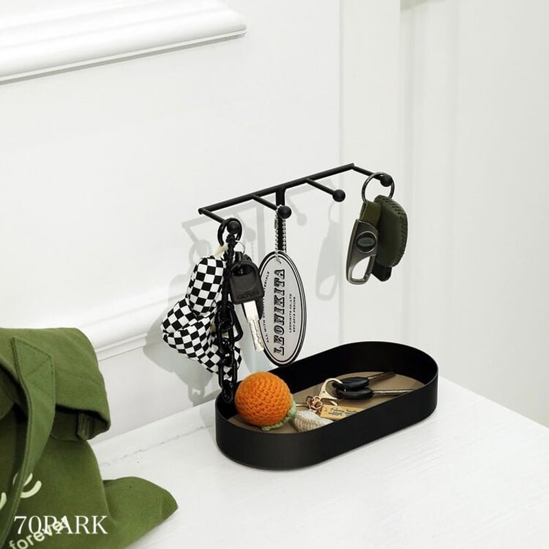 アクセサリー 鍵 スタンド トレイ 全2色 収納 小物置き | 70PARK