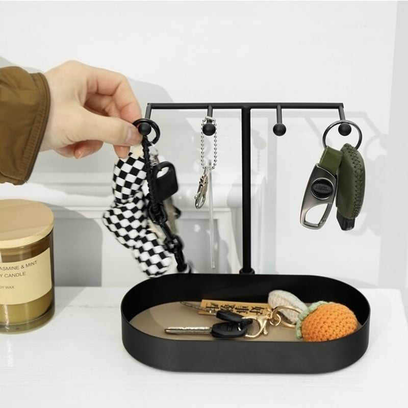 アクセサリー 鍵 スタンド トレイ 全2色 収納 小物置き | 70PARK