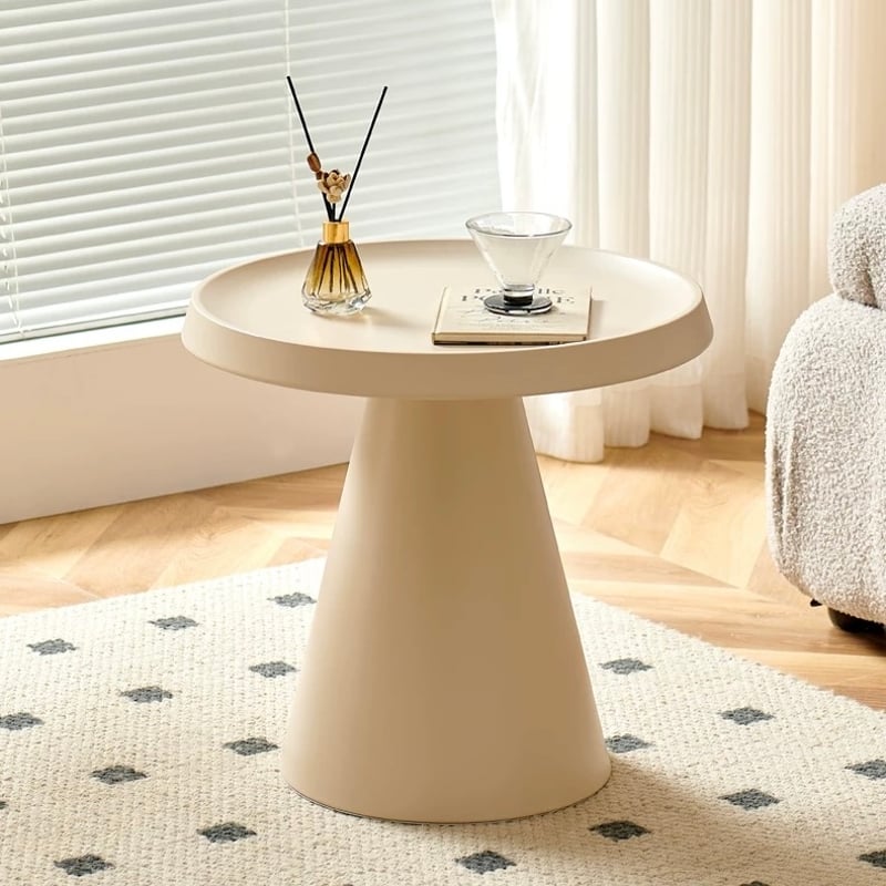 ローテーブル、サイドテーブル ローテーブル ロータイプ ナチュラル ブラウン 幅50cm 高さ45cm ツイン