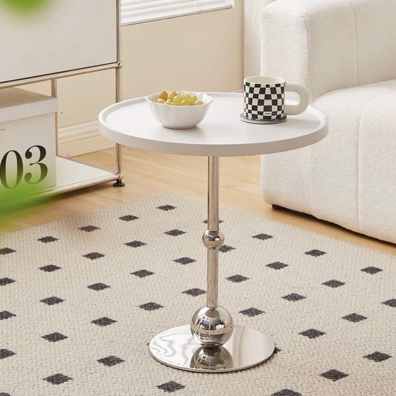 TUBE&ROD ホワイト サイドテーブル 美品 おしゃれ TUBE & ROD | duende（デュエンデ）