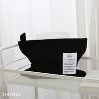 #ファブリック シンプル ティッシュケース 全3色 ティッシュカバー 吊り下げ
