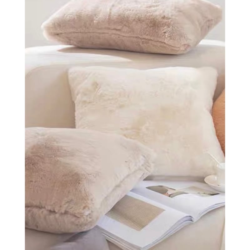 フラッフィ フェイクファー クッションカバー 全4色 45×45 | 70PARK