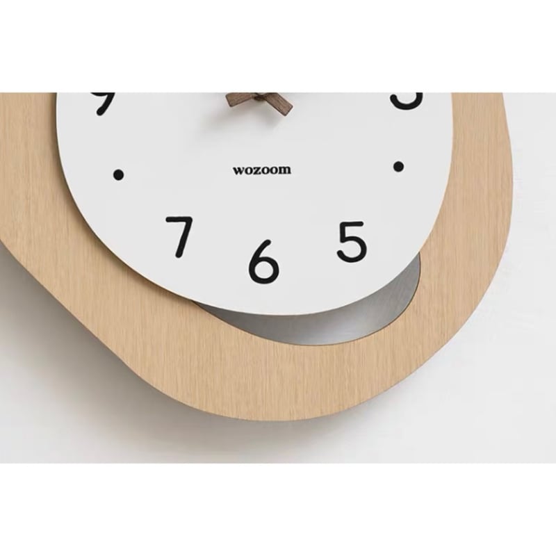 ニュアンス カーブ レトロ クロック 全2色 壁掛け時計 | 70PARK