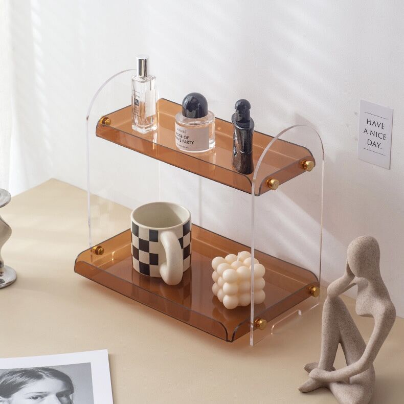 PRADA アクリル 2段収納ラック PRADA アクリル 2段収納ラック PRADA アクリル 2段収納ラック