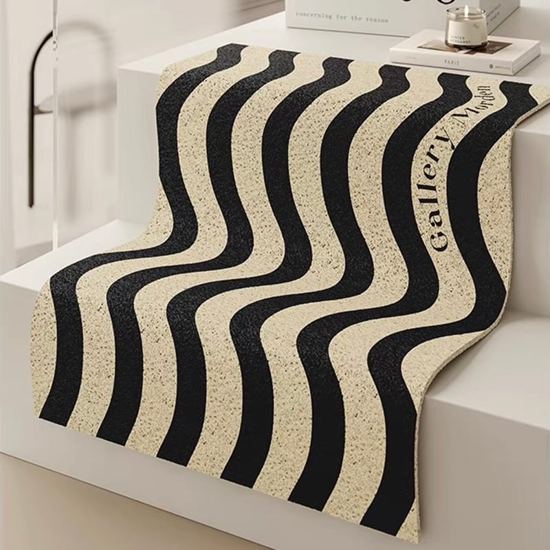 ストライプ柄 玄関 マット 全2色 50×80 泥落としマット | 70PARK