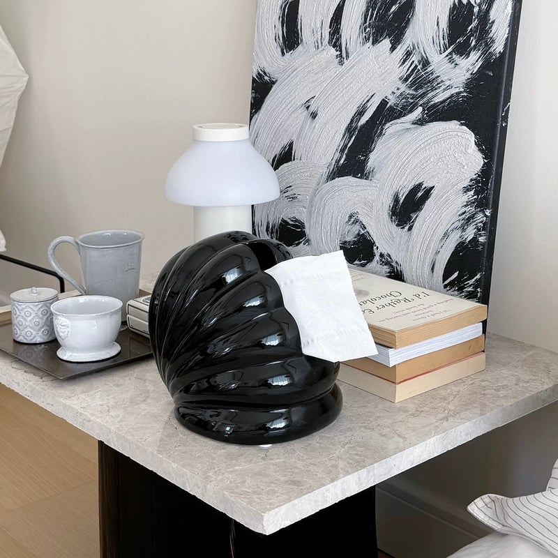 Sold〜☆フランスアンティーク☆ラッフルデザイン☆ティッシュケース