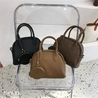 【即納】#コインケース付 ミニ ボストン バッグ 全3色 ショルダー
