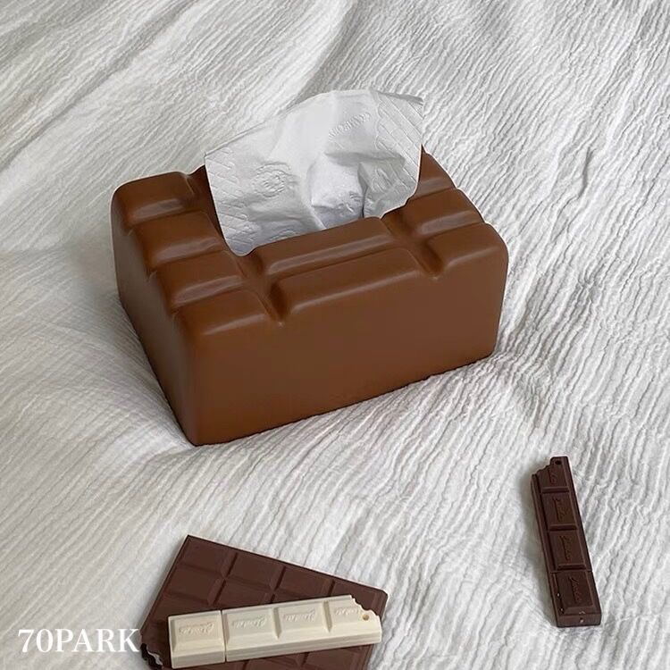 セラミック 板 チョコレート モチーフ ティッシュケース | 70PARK