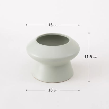 #UFO型 シンプル モダン セラミック 鉢カバー 全4色 植木鉢