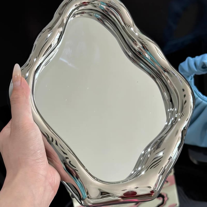 ミラー ミラーフレーム シルバー モダン 84X84 XR-3378-7070 ミラー