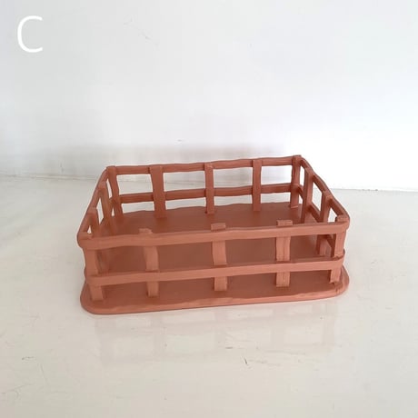 【即納】#あみあみ フルーツ バスケット 全3色 カゴ 小物入れ
