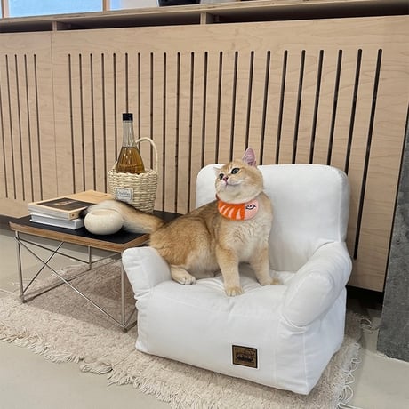 #ふんわり 小型 無地 ペットソファ 全2色 犬 猫 ペットベッド ペット用品 ペットクッション 洗える
