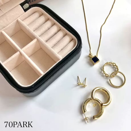 #シンプル スクエア ジュエリーボックス 全2色 収納