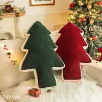 #クリスマス ツリー型 クッション 全2色