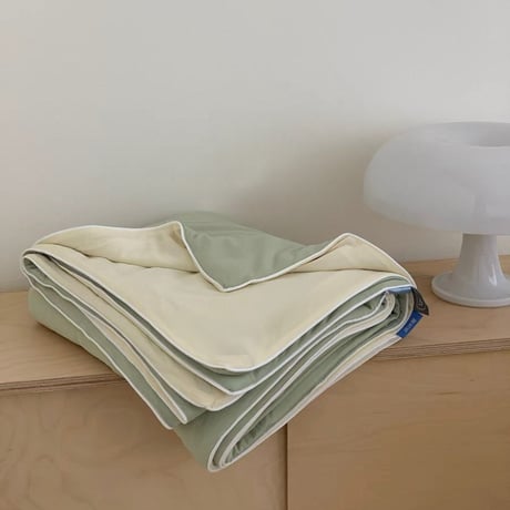 #パイピング 冷感 夏掛け布団 カラフル ブランケット 全6色 単品 2サイズ ひんやり