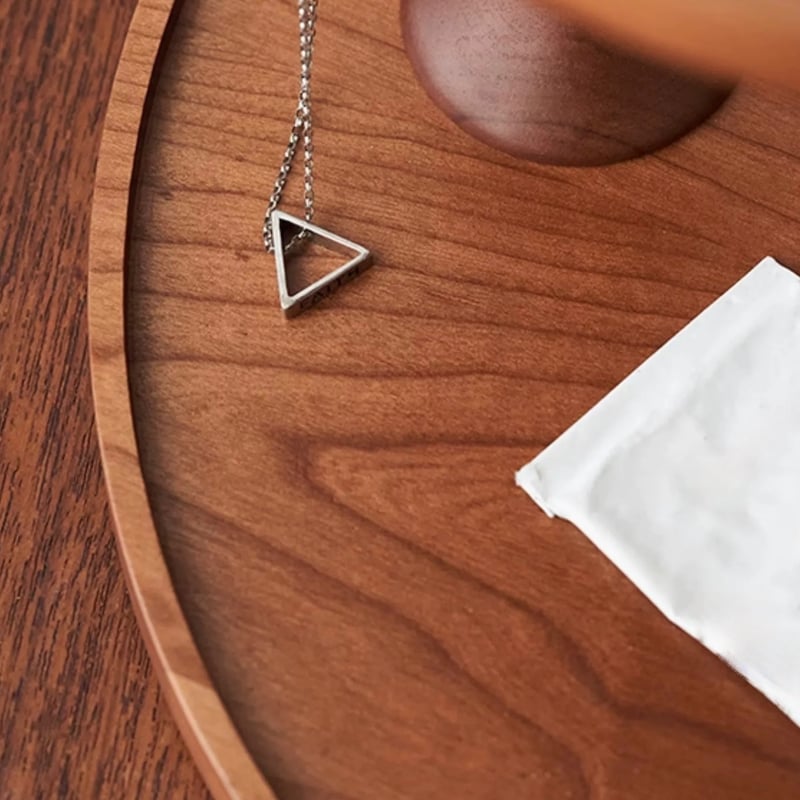 ナチュラル ウッド 可動式 二段 ラウンド トレイ 収納 | 70PARK