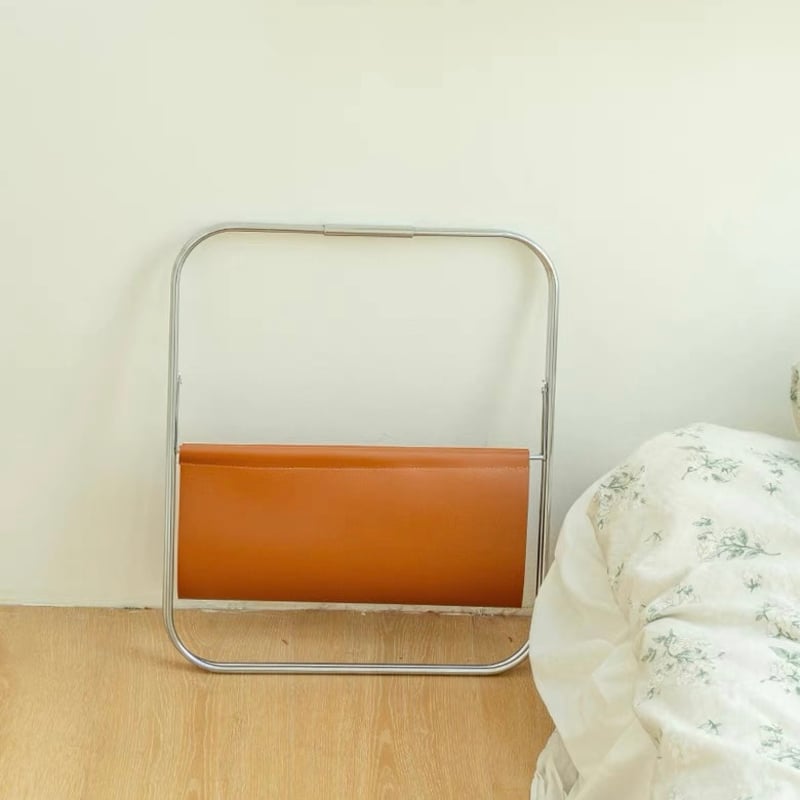 折り畳み フェイクレザー マガジンラック 収納 全2色 | 70PARK