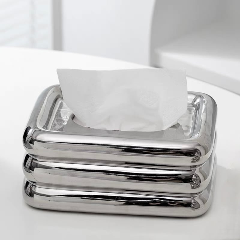 FINALGG ティッシュケース　3点セット Amazon｜山崎実業(Yamazaki) 蓋付き ティッシュケース